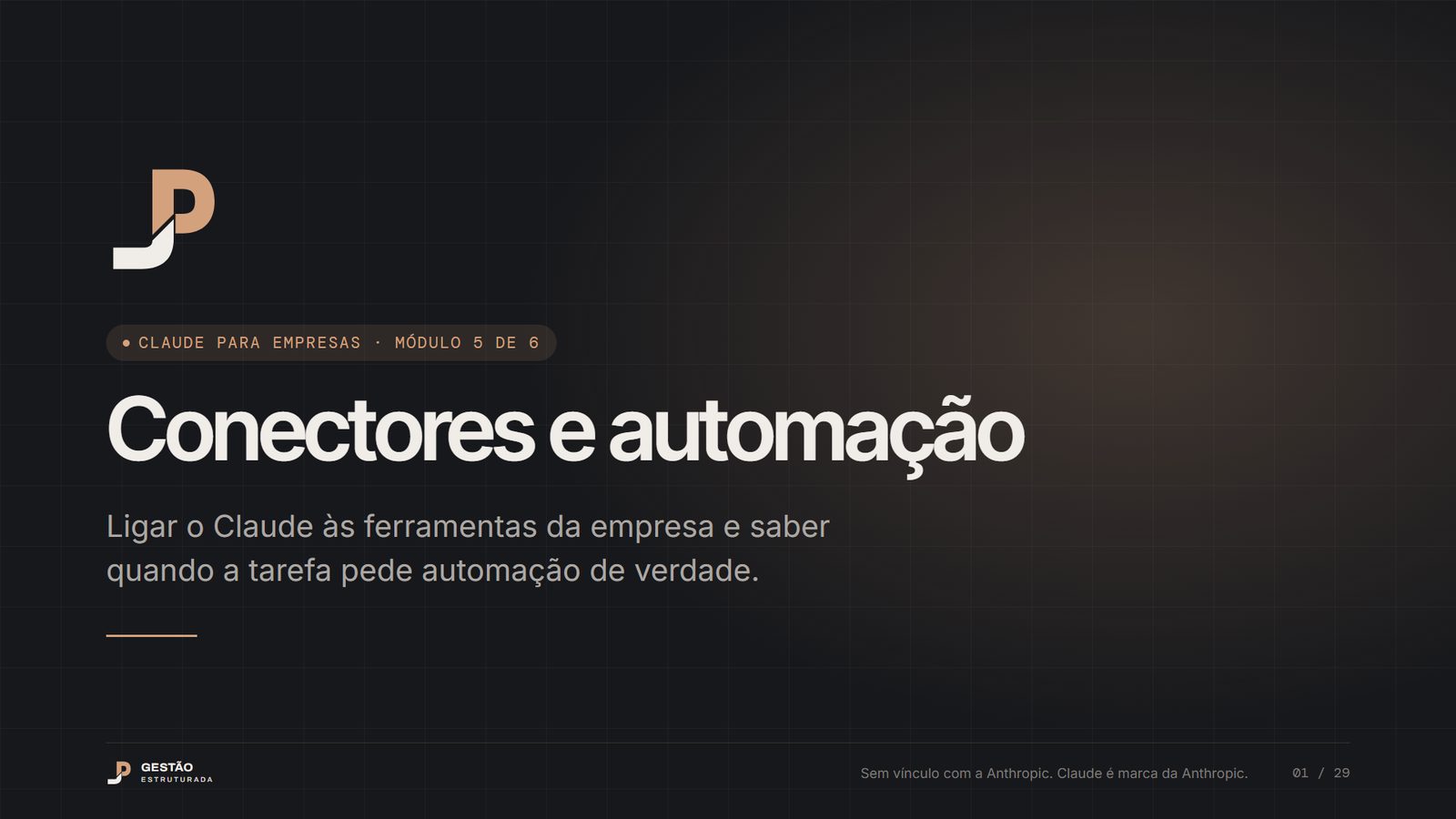 Capa do módulo 5: Conectores e automação